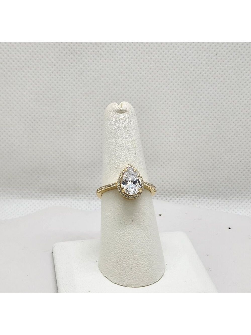 Brand New Sterling Silver 925 Tear Drop Ring